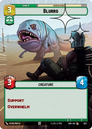 Blurrg (Hyperspace Foil) (623) - Ashes of the Empire Foil、Fantasy Flight Games、kayou