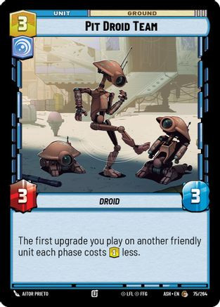 Pit Droid Team (75/264) - Ashes of the Empire、Fantasy Flight Games、kayou