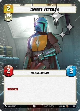 Covert Veteran (Hyperspace Foil) (751) - Ashes of the Empire Foil、Fantasy Flight Games、kayou