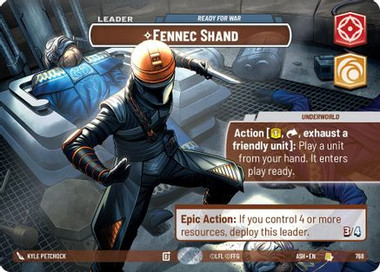 Fennec Shand - Ready for War (Showcase) (768) - Ashes of the Empire Foil、Fantasy Flight Games、kayou
