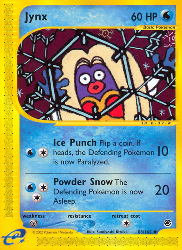 Jynx 83/165 - Expedition Base Set (LP)、The Pokémon Company、kayou