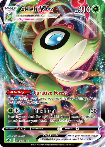 Celebi VMAX 8/198 - Chilling Reign Holofoil (MP)、The Pokémon Company、kayou