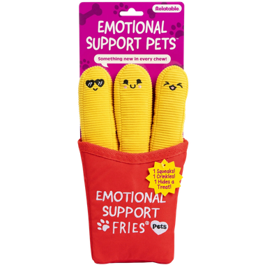 Emotional Support Pets: Dog Toy - Fries Plushie、Relatable、kayou