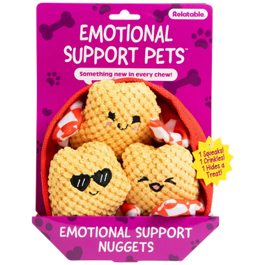 Emotional Support Pets: Dog Toy - Nuggets Plushie、Relatable、kayou