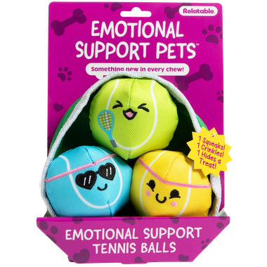Emotional Support Pets: Dog Toy - Tennis Balls Plushie、Relatable、kayou