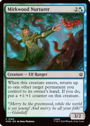 Mirkwood Nurturer (HOB-160) - The Hobbit Foil、Wizards of the Coast、kayou