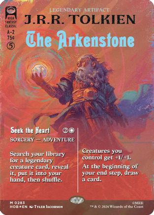The Arkenstone (Borderless) (Surge Foil) (HOB-283) - The Hobbit Foil、Wizards of the Coast、kayou
