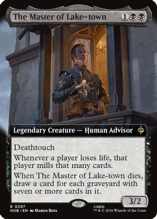 The Master of Lake-town (Extended Art) (HOB-297) - The Hobbit、Wizards of the Coast、kayou