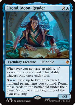 Elrond, Moon-Reader (HOB-036) - The Hobbit、Wizards of the Coast、kayou