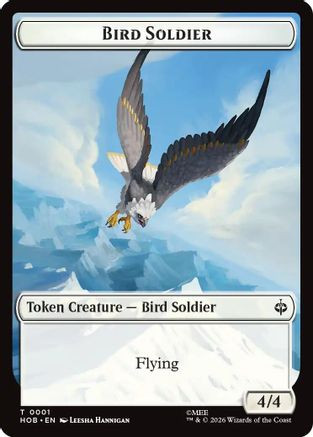 Bird Soldier // Axe Double-Sided Token (HOB-1 // 10) - The Hobbit Foil、Wizards of the Coast、kayou