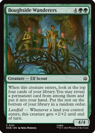 Boughside Wanderers (HOB-121) - The Hobbit、Wizards of the Coast、kayou