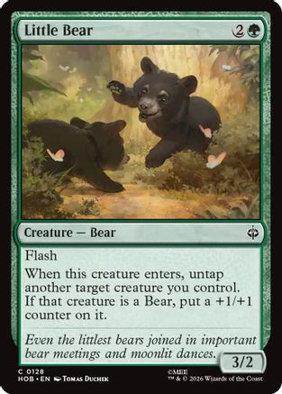 Little Bear (HOB-128) - The Hobbit Foil、Wizards of the Coast、kayou