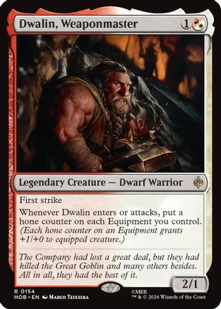 Dwalin, Weaponmaster (HOB-154) - The Hobbit、Wizards of the Coast、kayou