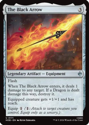 The Black Arrow (HOB-171) - The Hobbit Foil、Wizards of the Coast、kayou
