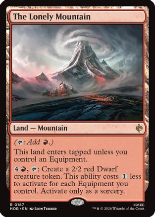 The Lonely Mountain (HOB-187) - The Hobbit、Wizards of the Coast、kayou