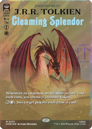Gleaming Splendor (Borderless) (Surge Foil) (HOB-275) - The Hobbit Foil、Wizards of the Coast、kayou