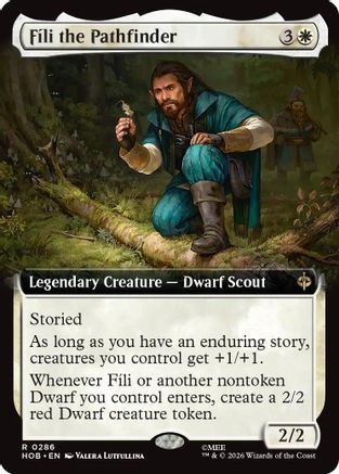Fili the Pathfinder (Extended Art) (HOB-286) - The Hobbit、Wizards of the Coast、kayou