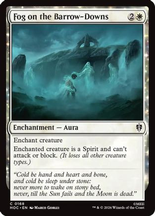 Fog on the Barrow-Downs (HOC-168) - The Hobbit: Eternal-Legal、Wizards of the Coast、kayou