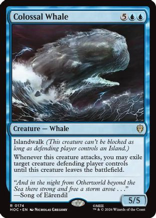 Colossal Whale (HOC-174) - The Hobbit: Eternal-Legal、Wizards of the Coast、kayou