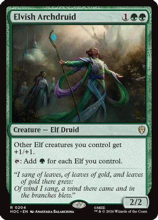 Elvish Archdruid (HOC-204) - The Hobbit: Eternal-Legal、Wizards of the Coast、kayou