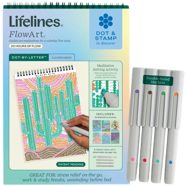 Lifelines FlowArt: Dot-by-Letter - Landscapes、Lifelines、kayou