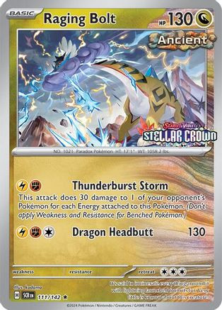 Raging Bolt (Cosmo Holo) (Best Buy) 111 - Miscellaneous Cards