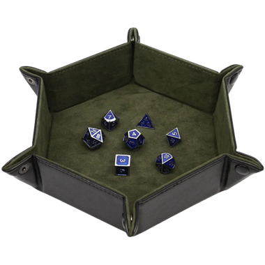 Forged Gaming: Hexagon Snap Folding Dice Tray - Green、Forged Gaming、kayou