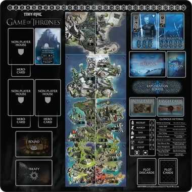 Tiny Epic Game of Thrones: Game Mat、Tycoon Games、kayou