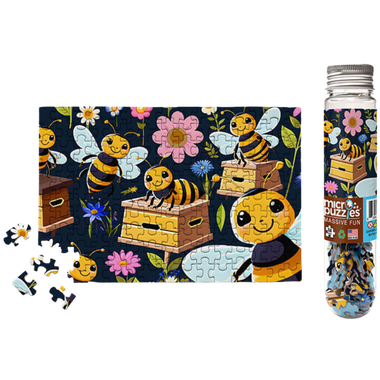 honey bee MicroPuzzles: Honey Bees (150pcs) - Game Nerdz