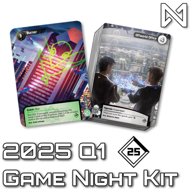 (Netrunner Compatible) Game Night Kit 2025 Q1、Null Signal Games、kayou