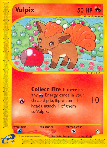 Vulpix 116/147 - Aquapolis (MP)、The Pokémon Company、kayou