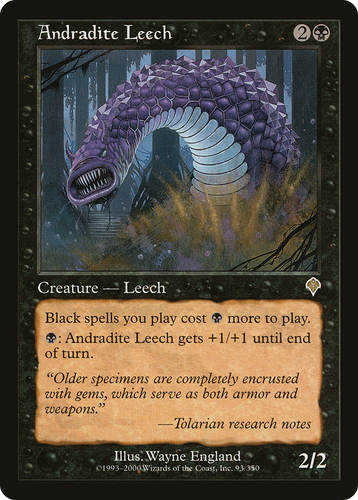 Andradite Leech (INV-093) - Invasion Foil (LP)、Wizards of the Coast、kayou