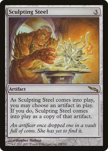 Sculpting Steel (MRD-238) - Mirrodin Foil (LP)、Wizards of the Coast、kayou