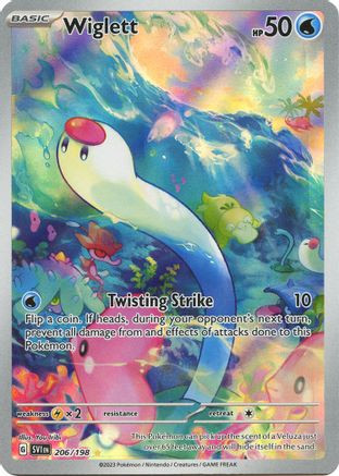 Wiglett - 206/198 206 - SV01 Scarlet Violet Base Set Holofoil (LP)、The Pokémon Company、kayou