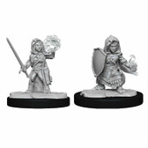 Pathfinder Battles Deep Cuts Unpainted Miniatures: Female Halfling Cleric (Wave 14)