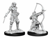 Pathfinder Battles Deep Cuts Unpainted Miniatures: Female Human Fighter (Wave 15)