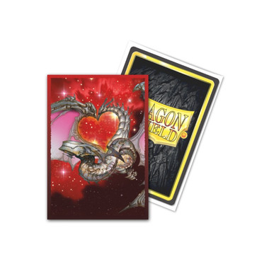 Dragon Shield Sleeves Japanese Size: Brushed Art - Valentine Dragon 2022