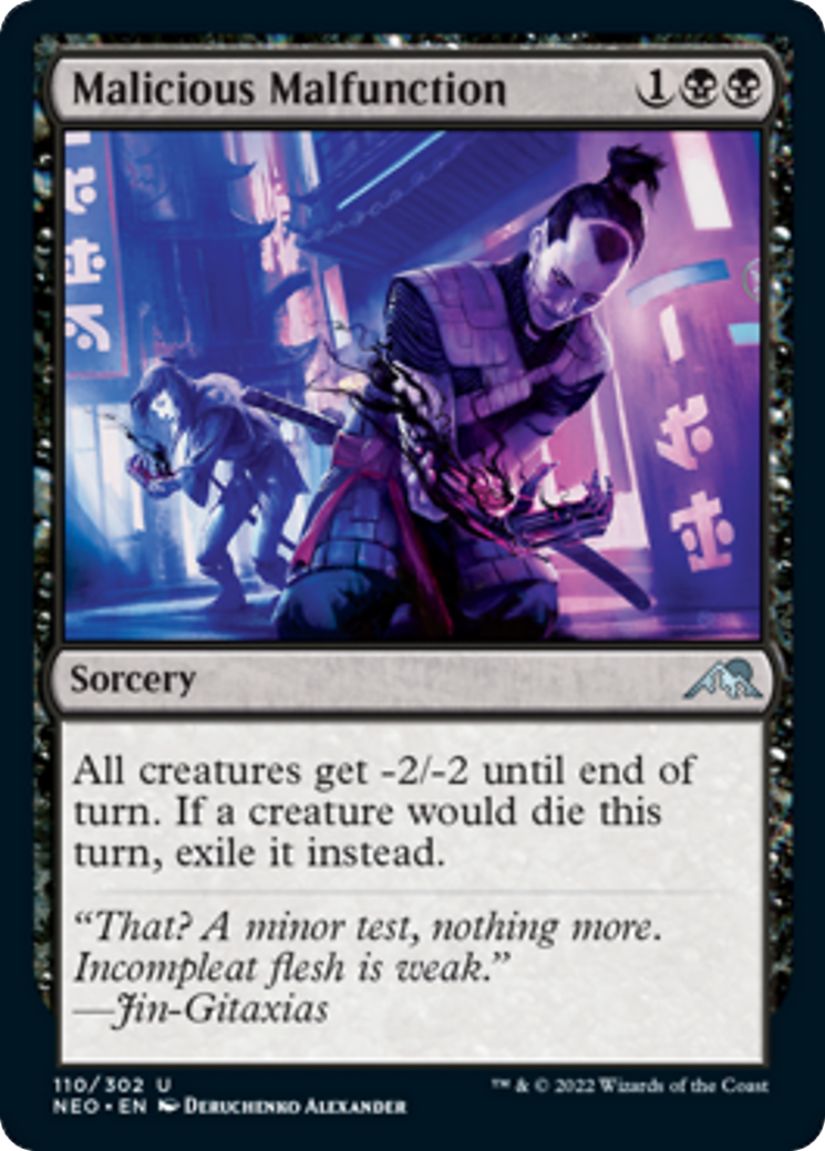 MTG Kamigawa: Neon Dynasty - Kappa Tech-Wrecker (348) Showcase FOIL
