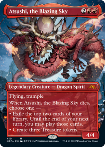 Atsushi, the Blazing Sky (NEO-410) - Kamigawa: Neon Dynasty