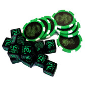 Shadowrun 6E RPG: Dice & Edge Tokens Set 2 (Green)