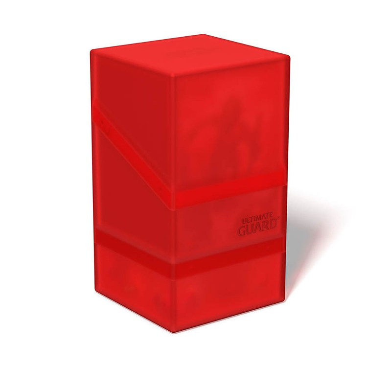 Ultimate Guard: Treasurehive 90+ XenoSkin Monocolor - Red - Game Nerdz