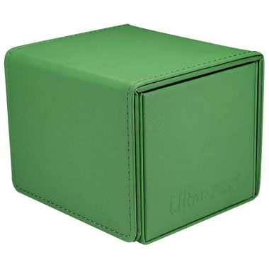 Ultra Pro Deck Box: Vivid - Green (Alcove Edge) - Game Nerdz