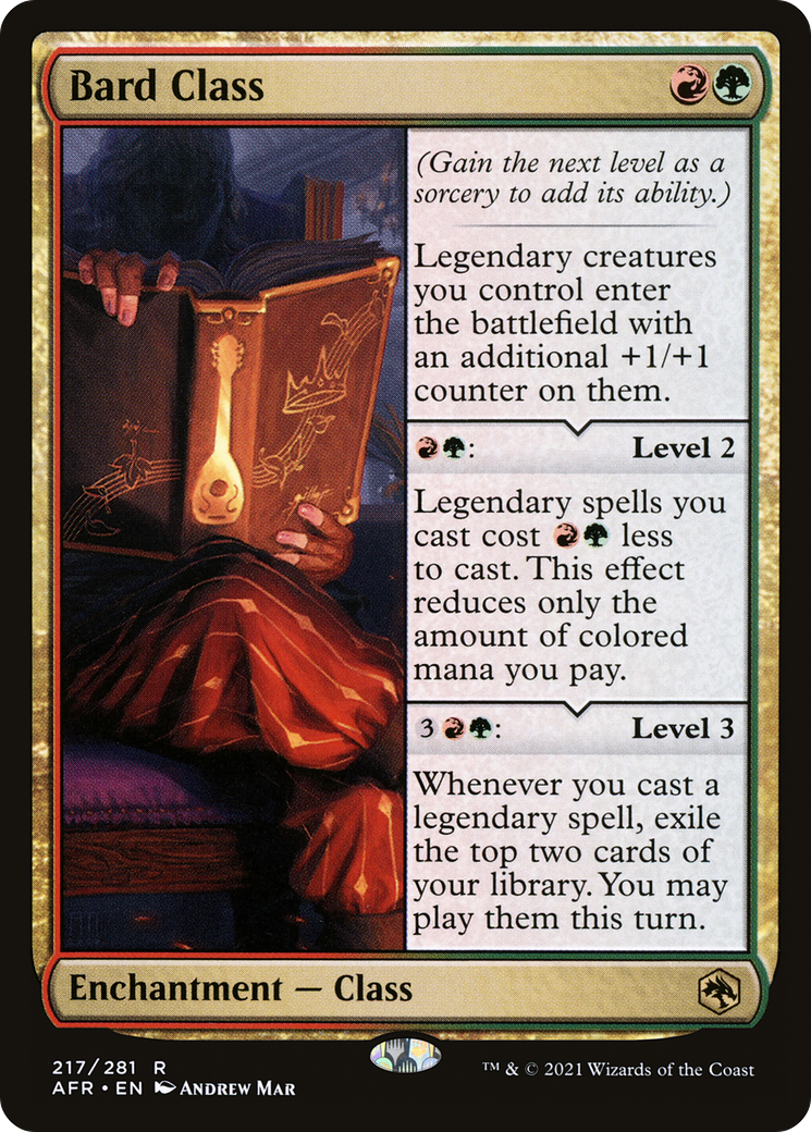 Moon-Blessed Cleric - Magic: The Gathering, Adventures In The Forgotten Realms, Near Mint