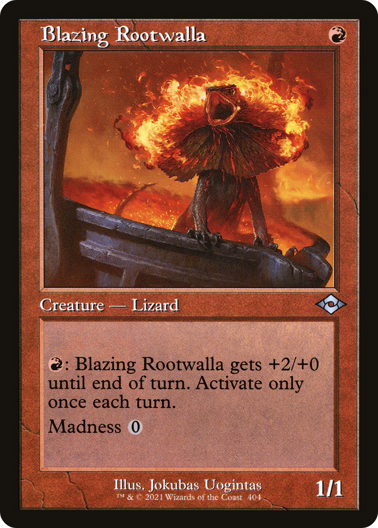 Mtg Carte Unique Carte Magic : The Gathering - Urban Daggertooth (181) - Édition Modern Horizons 2 - Near Mint Carté Magic Near Mint