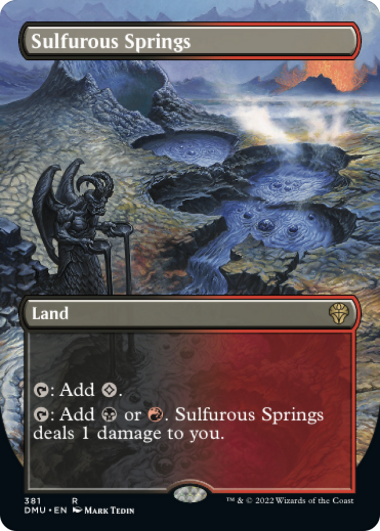 硫黄泉　mtg foil MTG【Foil/英】硫黄泉/Sulfurous Springs [7ED] Sulfurous