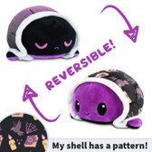 TeeTurtle: Reversible Turtle Plush - Witchcrafts Shell & Purple