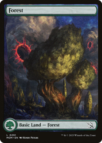 Forest (MOM-291) - March of the Machine: (Full Art) Foil - Game Nerdz