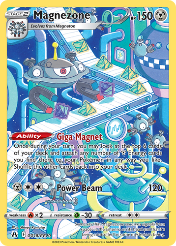 Magnezone GG18/70 - Crown Zenith Galarian Gallery Holofoil - Game