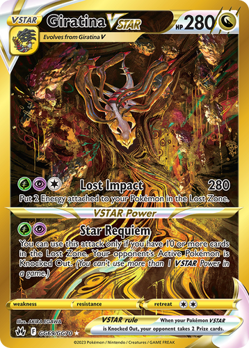 ギラティナ英語版Giratina V STAR GG69/GG70 Giratina VSTAR GG69/70 - Crown Zenith Galarian Gallery