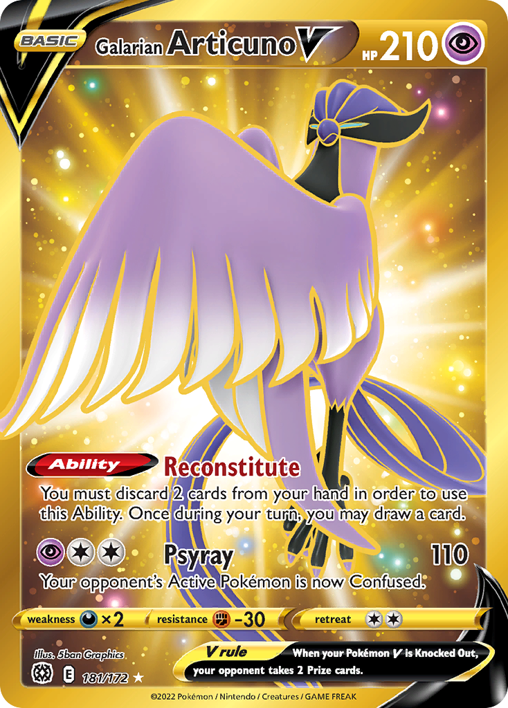 pokemon card 122 172 POKMON GAME s12a 232/172 SAR Zamazenta V This powerful version of Arceus deals decent damage while also finding you all the energy that you need to roll quite comfortably into the endgame Arceus V 122/172 - my-booster